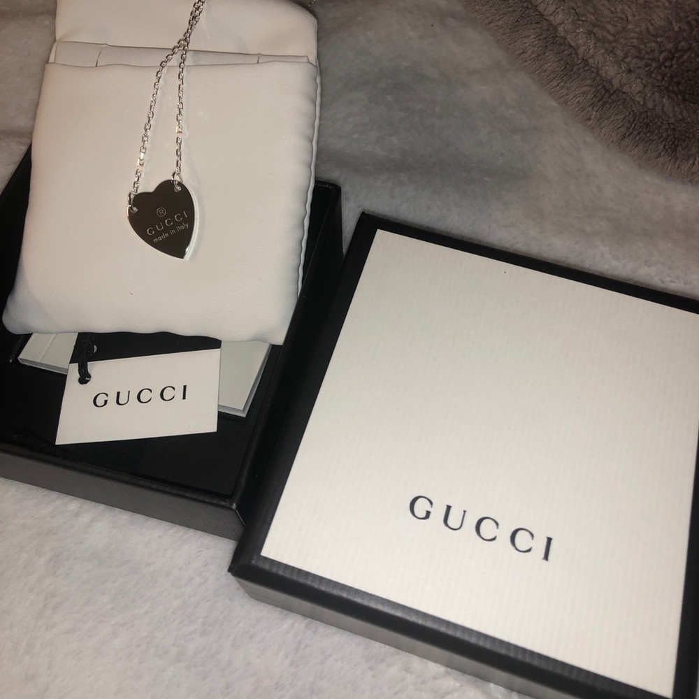 BRAND NEW GUCCI STERLING SILVER NECKLACE🤍